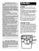 Preview for 2 page of Lux Products LuxPro PSP300 Series Installation And Operating Instructions Manual