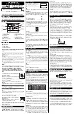 Preview for 1 page of Lux Products LUXPRO PSP511C Installation And Operating Instructions