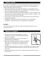 Preview for 5 page of Lux Products LuxPro SMART TEMP P521Ua Installation And Operating Instructions Manual