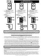 Lux Products LV1 Installation And Operating Instructions предпросмотр