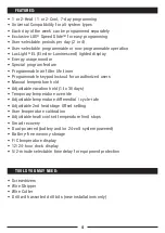 Preview for 4 page of Lux Products P722Ub Installation And Operating Instructions Manual