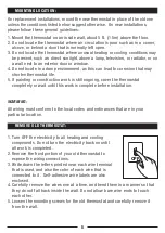 Preview for 5 page of Lux Products P722Ub Installation And Operating Instructions Manual