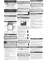 Lux Products PSD011Ba Installation And Operating Instructions preview