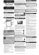 Preview for 1 page of Lux Products PSD011Wa Installation And Operating Instructions