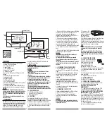 Preview for 2 page of Lux Products PSP711TS Series Installation And Operating Instructions Manual