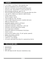 Preview for 3 page of Lux Products Smart Temp P722U Installation And Operating Instructions Manual