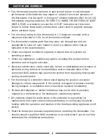 Preview for 2 page of Lux Products SMART TEMP TX1500Ua Installation And Operating Instructions Manual