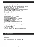 Preview for 4 page of Lux Products SMART TEMP TX1500Ua Installation And Operating Instructions Manual