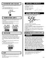 Preview for 4 page of Lux Products TP-L111 Installation And Operating Instructions