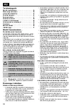 Предварительный просмотр 36 страницы Lux Tools 101907 Original Instructions Manual