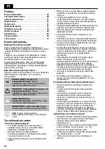 Предварительный просмотр 60 страницы Lux Tools 101907 Original Instructions Manual