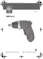 Lux Tools ABS-3,6Li A Original Instructions Manual предпросмотр