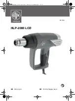 Lux Tools HLP-2000 LCD Instruction Manual preview