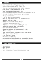 Preview for 3 page of LUX TX9600TS User Manual