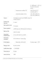 Предварительный просмотр 3 страницы Luxafor CO2 Monitor User Manual