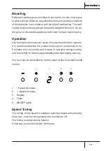 Preview for 12 page of Luxair CH90DELUX/SS Installation, Maintenance And Usage