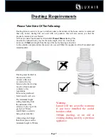 Предварительный просмотр 7 страницы Luxair CVD Series Operating & Installation Instructions Manual