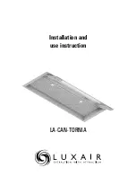 Предварительный просмотр 1 страницы Luxair LA-CAN-TORNIA Installation And Use Instruction