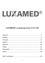 LUXAMED LuxaScope Auris CCT LED Manual предпросмотр