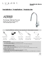 Luxart AERRO A137E Installation Instructions Manual предпросмотр