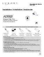 Preview for 1 page of Luxart Aerro A511TOV Installation Manual