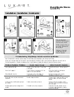 Предварительный просмотр 2 страницы Luxart Carmella C241E-PU Instructions Manual