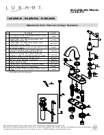 Предварительный просмотр 4 страницы Luxart Carmella C241E-PU Instructions Manual