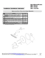 Предварительный просмотр 4 страницы Luxart debutante DB411T0-CP Installation Manual