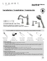 Luxart Embellish EB341LF-PS Installation Instructions Manual предпросмотр