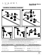 Preview for 2 page of Luxart Embellish EB341LF-PS Installation Instructions Manual