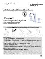 Предварительный просмотр 1 страницы Luxart Lumino LUM2418-PU Installation Manual