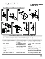 Предварительный просмотр 2 страницы Luxart Lumino LUM2418-PU Installation Manual