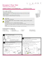 Luxart LX710W Installation Instructions Care And Maintenance preview