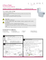 Preview for 1 page of Luxart LX750 Installation Instructions Care And Maintenance