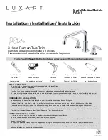 Предварительный просмотр 1 страницы Luxart PaStiche PA341 Installation Manual