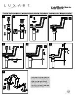 Предварительный просмотр 3 страницы Luxart Poydras PO2418DE-PU Installation Manual