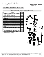 Предварительный просмотр 4 страницы Luxart Poydras PO241E-PU Installation Manual