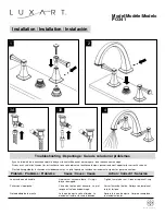 Предварительный просмотр 2 страницы Luxart Poydras PO341 Installation Manual