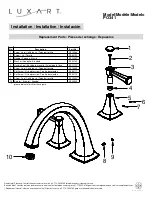 Предварительный просмотр 3 страницы Luxart Poydras PO341 Installation Manual