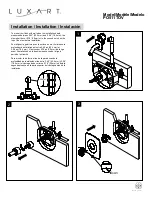 Предварительный просмотр 2 страницы Luxart Poydras PO511TOV Installation Manual