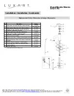 Предварительный просмотр 5 страницы Luxart Selah SH211-PU Installation Manual