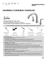 Предварительный просмотр 1 страницы Luxart Selah SH341 Installation Manual