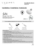 Luxart Selah SH511TO Installation Manual preview