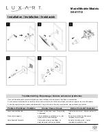 Предварительный просмотр 2 страницы Luxart Serendipity SE411TO Installation Manual