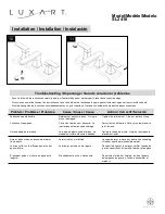 Предварительный просмотр 3 страницы Luxart SOLV SL2418 Installation Manual