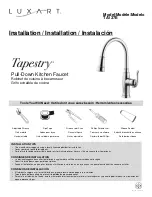 Предварительный просмотр 1 страницы Luxart Tapestry TA137E Installation Manual