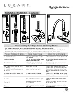 Предварительный просмотр 3 страницы Luxart Tapestry TA137E Installation Manual