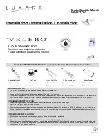 Luxart VELERO VE411TOV Installation Manual предпросмотр