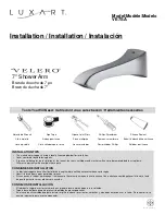 Luxart VELERO VE7SA Installation Instructions предпросмотр