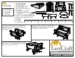 LuxCraft 2' Adirondack Poly Glider Assembly Instructions предпросмотр